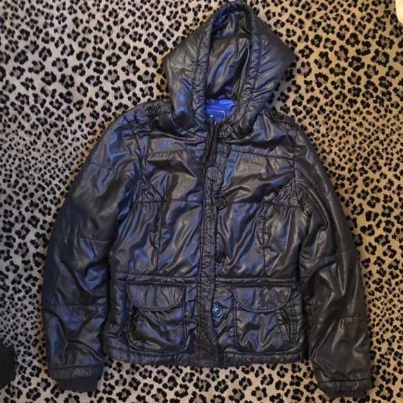 American Eagle Outfitters Jackets & Blazers - American Eagle Black Puffer Coat with A Hood